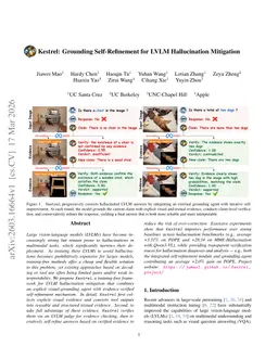 Kestrel: Grounding Self-Refinement for LVLM Hallucination Mitigation