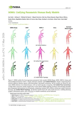 SOMA: Unifying Parametric Human Body Models