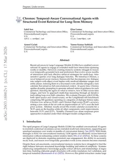 Chronos: Temporal-Aware Conversational Agents with Structured Event Retrieval for Long-Term Memory