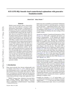 SCE-LITE-HQ: Smooth visual counterfactual explanations with generative foundation models