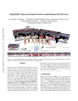 OnlineHMR: Video-based Online World-Grounded Human Mesh Recovery