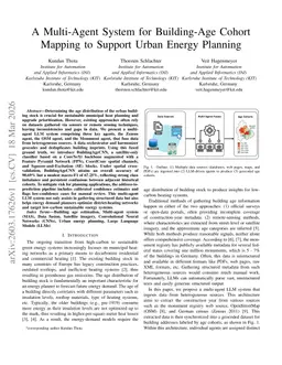 A Multi-Agent System for Building-Age Cohort Mapping to Support Urban Energy Planning