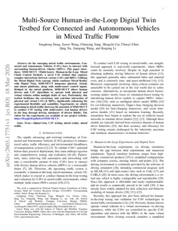 Multi-Source Human-in-the-Loop Digital Twin Testbed for Connected and Autonomous Vehicles in Mixed Traffic Flow