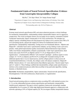 Fundamental Limits of Neural Network Sparsification: Evidence from Catastrophic Interpretability Collapse