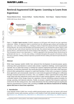 Retrieval-Augmented LLM Agents: Learning to Learn from Experience