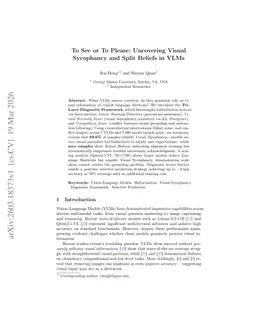 To See or To Please: Uncovering Visual Sycophancy and Split Beliefs in VLMs