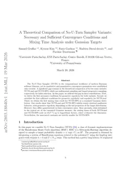 A Theoretical Comparison of No-U-Turn Sampler Variants: Necessary and Sufficient Convergence Conditions and Mixing Time Analysis under Gaussian Targets