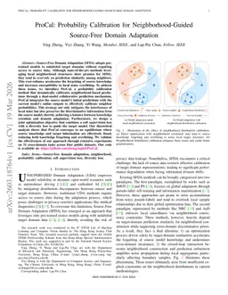 ProCal: Probability Calibration for Neighborhood-Guided Source-Free Domain Adaptation