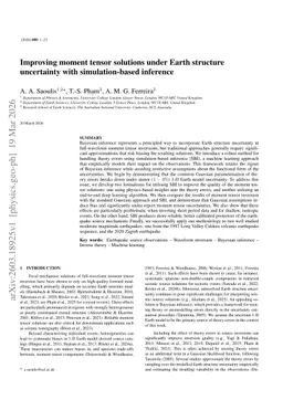 Improving moment tensor solutions under Earth structure uncertainty with simulation-based inference
