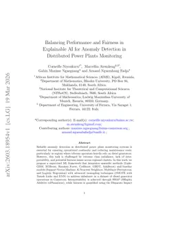 Balancing Performance and Fairness in Explainable AI for Anomaly Detection in Distributed Power Plants Monitoring