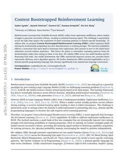 Context Bootstrapped Reinforcement Learning