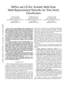 MSNet and LS-Net: Scalable Multi-Scale Multi-Representation Networks for Time Series Classification