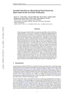 Goedel-Code-Prover: Hierarchical Proof Search for Open State-of-the-Art Code Verification