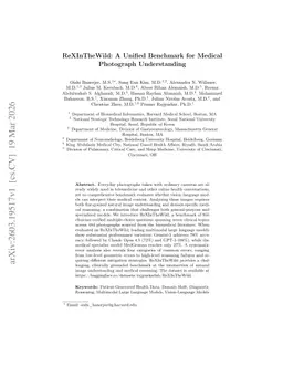 ReXInTheWild: A Unified Benchmark for Medical Photograph Understanding