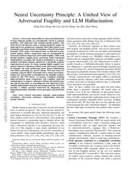 Neural Uncertainty Principle: A Unified View of Adversarial Fragility and LLM Hallucination
