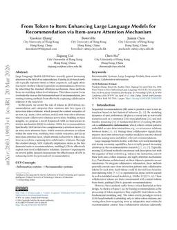 From Token to Item: Enhancing Large Language Models for Recommendation via Item-aware Attention Mechanism