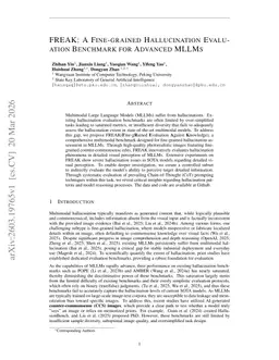 FREAK: A Fine-grained Hallucination Evaluation Benchmark for Advanced MLLMs