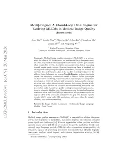 MedQ-Engine: A Closed-Loop Data Engine for Evolving MLLMs in Medical Image Quality Assessment