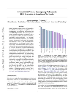 SpreadsheetArena: Decomposing Preference in LLM Generation of Spreadsheet Workbooks