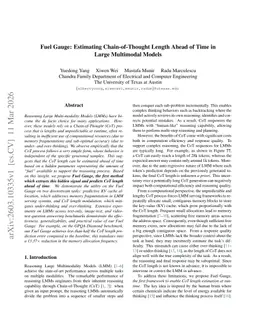 Fuel Gauge: Estimating Chain-of-Thought Length Ahead of Time in Large Multimodal Models