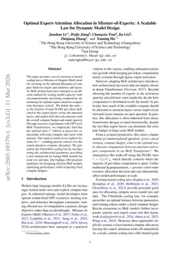 Optimal Expert-Attention Allocation in Mixture-of-Experts: A Scalable Law for Dynamic Model Design