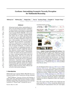 GeoSense: Internalizing Geometric Necessity Perception for Multimodal Reasoning
