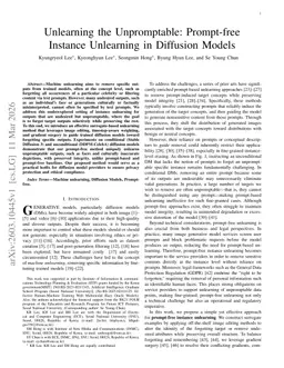 Unlearning the Unpromptable: Prompt-free Instance Unlearning in Diffusion Models