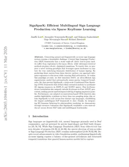 SignSparK: Efficient Multilingual Sign Language Production via Sparse Keyframe Learning