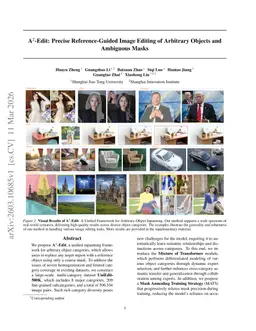 A$^2$-Edit: Precise Reference-Guided Image Editing of Arbitrary Objects and Ambiguous Masks