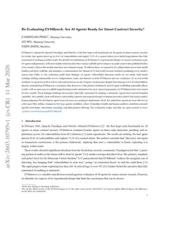 Re-Evaluating EVMBench: Are AI Agents Ready for Smart Contract Security?