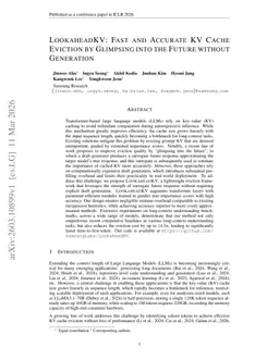 LookaheadKV: Fast and Accurate KV Cache Eviction by Glimpsing into the Future without Generation