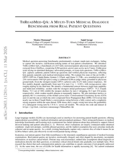 ThReadMed-QA: A Multi-Turn Medical Dialogue Benchmark from Real Patient Questions