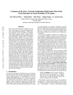 Grammar of the Wave: Towards Explainable Multivariate Time Series Event Detection via Neuro-Symbolic VLM Agents