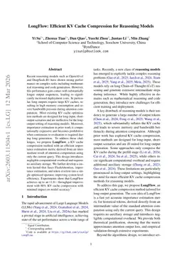 LongFlow: Efficient KV Cache Compression for Reasoning M