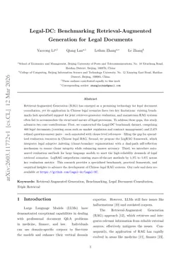 Legal-DC: Benchmarking Retrieval-Augmented Generation for Legal Documents