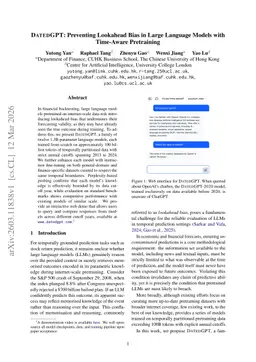 DatedGPT: Preventing Lookahead Bias in Large Language Models with Time-Aware Pretraining