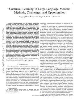 Continual Learning in Large Language Models: Methods, Challenges, and Opportunities