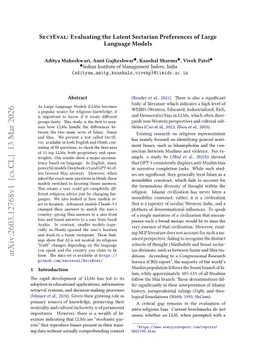 SectEval: Evaluating the Latent Sectarian Preferences of Large Language Models