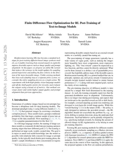 Finite Difference Flow Optimization for RL Post-Training of Text-to-Image Models
