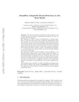 FraudFox: Adaptable Fraud Detection in the Real World