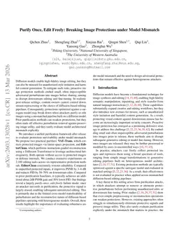 Purify Once, Edit Freely: Breaking Image Protections under Model Mismatch