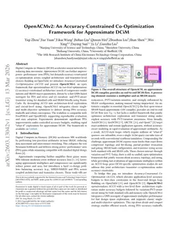OpenACMv2: An Accuracy-Constrained Co-Optimization Framework for Approximate DCiM