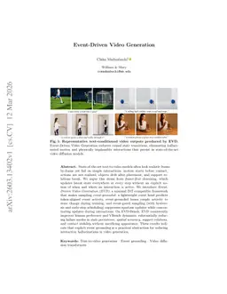 Event-Driven Video Generation