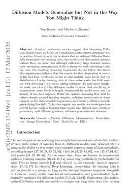 Diffusion Models Generalize but Not in the Way You Might Think