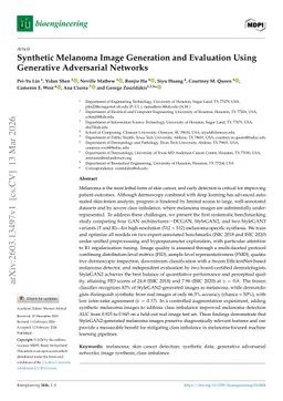Synthetic Melanoma Image Generation and Evaluation Using Generative Adversarial Networks