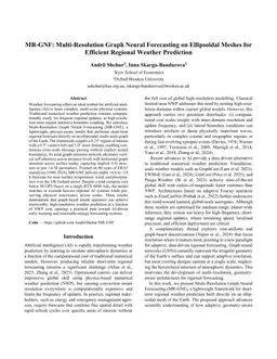 MR-GNF: Multi-Resolution Graph Neural Forecasting on Ellipsoidal Meshes for Efficient Regional Weather Prediction