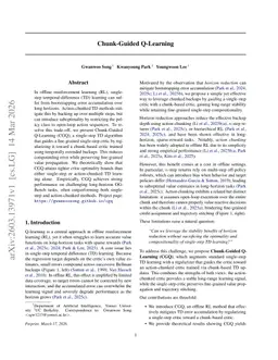 Chunk-Guided Q-Learning