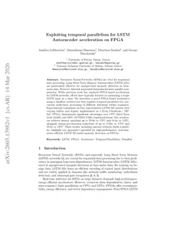 Exploiting temporal parallelism for LSTM Autoencoder acceleration on FPGA