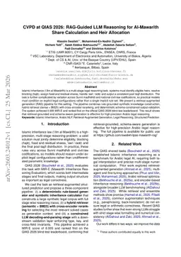 CVPD at QIAS 2026: RAG-Guided LLM Reasoning for Al-Mawarith Share Computation and Heir Allocation