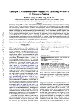 ConceptKT: A Benchmark for Concept-Level Deficiency Prediction in Knowledge Tracing